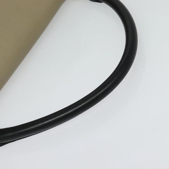 CELINE Trapeze Hand Bag Suede Leather Beige Gold - Picture 7 of 13